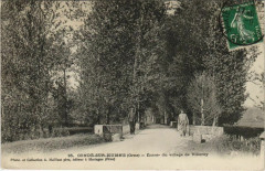 Conde sur Huisne Entree du village de Villeray France