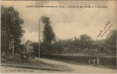 Saint-Hilaire-sur-Rille - Calvaire du Bois Montié et la Pommeraie à Rai