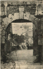 Mortagne - Ancien Portail de l'Hospice vue prise en 1858 à Ri