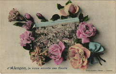 D'Alencon je vous envoie ces fleurs