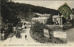 Bagnoles-de-l'Orne-Entrée de l'Avenue du Dante