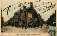 Flers Carrefour Rues de Domfront et de la Gare à Flers