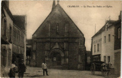 Chambois - La Place des Halles et l'Eglise