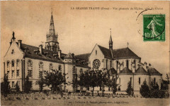 La Grande-Trappe (Orne)-Vue générale de l'Eglise, coté du Chevet