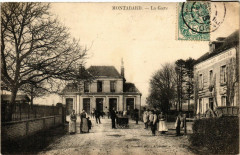 Montabard - La Gare à Montabard