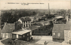 Tinchebray - La Gare, Usine de Quincaillerie Mermier Vue generale à Ri
