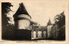 Saint-Agnan-sur-Erre (Orne) - Cháteau d'Amilly - Coté Nord à Sai