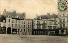 Laigle (Orne) - Place de la Halle, coté Sud-Est