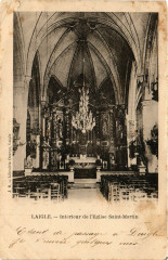 Laigle - Intérieur de l'Eglise Saint-Martin à Ri