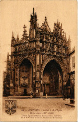 Alencon - L'Entrée del'Eglise - Notre-Dame (Xv siécle) à Alençon