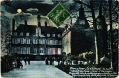 Flers - orne .- Le chateau la nuit à Flers