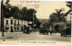 Bagnoles-de-l'Orne- Place meliodon et rue des bains