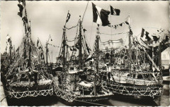 Port-en-Bessin - Bateaux pavoisés le jour de la Bénédiction