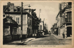 Saint-Aubin-sur-Mer - La PoSainte-et la rue Foch à Saint-Aubin-sur-Mer