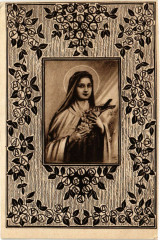 Carte de Souscription pour la Basilique de Sainte-Thérése de l'Enfant