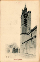 Caen le . - Tour Saint-- Nicolas à Caen