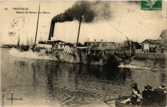 Trouville - Départ du Bateau du Havre