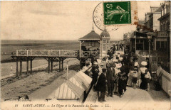 Saint-Aubin - La Digue et la Passerelle du Casino