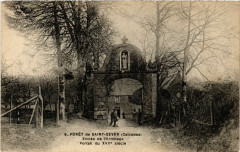 Forét de Saint-Sever - Entrée de l'Ermitage - Portail...