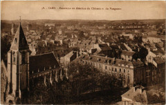 Caen - Panorama en direction du Chateau et du Vaugueux à Caen