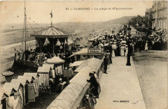 Cabourg - La Plage et la promenade à Cabourg