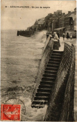 Arromanches - Un jour de tempete