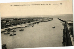 Ouistreham - Panorama sur le Port et la Mer à Ouistreham