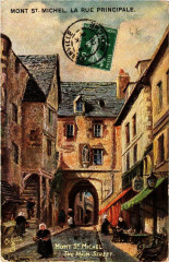 Le Mont Saint-Michel - La Rue Principale au Mont-Saint-Michel