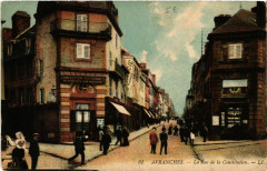 Avranches - La Rue de la Constitution à Avranches
