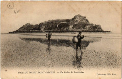 Le Mont Saint-Michel - Baie - Le Rocher de Tombelaine au Mont-Saint-Michel