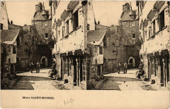 Le Mont Saint-Michel - Rue Scene - 3D Stereo View -
																					50170 Le Mont-Saint-Michel
																			