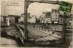 Cherbourg - Le Pont Tournant ouvrant