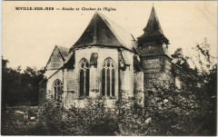 Biville-sur-Mer - Abside et Clocher de l'Eglise -
													50 Manche
												
