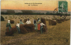 La Normandie - la vie normande la moisson