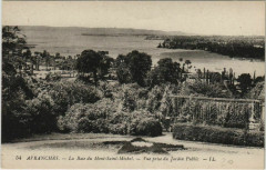 Avranches - La Baie du Mont-Saint-Michel - Vue du jardin des Plantes à Avranches
