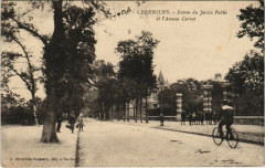 Cherbourg Entrée du Jardin Public et I'Avenue Carnot