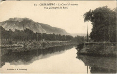 Cherbourg - Le Canal de retenue et la Montagne du Roule