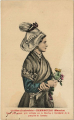 Cherbourg - Coiffes d'autrefois -
													50 Manche
												