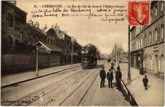 Cherbourg Rue du Val de Saire Hopital Tram Vapeur