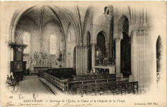 Saint-Pair - Intérieur de l'Eglise, le Choeur et la Chapelle de ...
