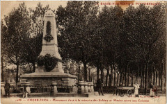 Cherbourg - Monument élevé á la mémoire des Soldats et Marins morts