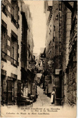 Le Mont-Saint-Michel et ses Merveilles - La Rue et les Marchands au Mont-Saint-Michel