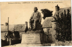 Env. de Cherbourg - Greville - La Statue du Peintre J.-F. Millet