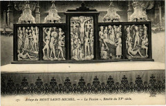 Abbaye du Mont-Saint-Michel - La Passion - Retable du Xv siecle -
													50 Manche
												