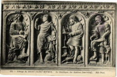 Abbaye du Mont-Saint-Michel - La Basilique les Apotres (bas relief -
													50 Manche
												