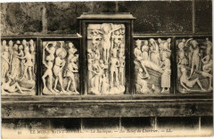Le Mont-Saint-Michel - La Basilique - Bas Relief du Chartrier au Mont-Saint-Michel