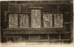 Le Mont-Saint-Michel - La Passion - Bas-reief de l'Eglise Paroissiale au Mont-Saint-Michel