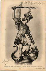 Abbaye du Mont-Saint-Michel - Saint-Michel terrassant le Demon -
													50 Manche
												