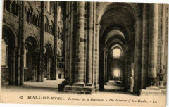 Mont-Saint-Michel - Interieur de la Basilique