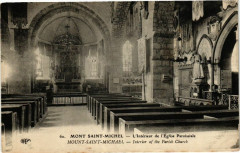 Mont-Saint-Michel - L'Interieur de l'Eglise Paroissiale